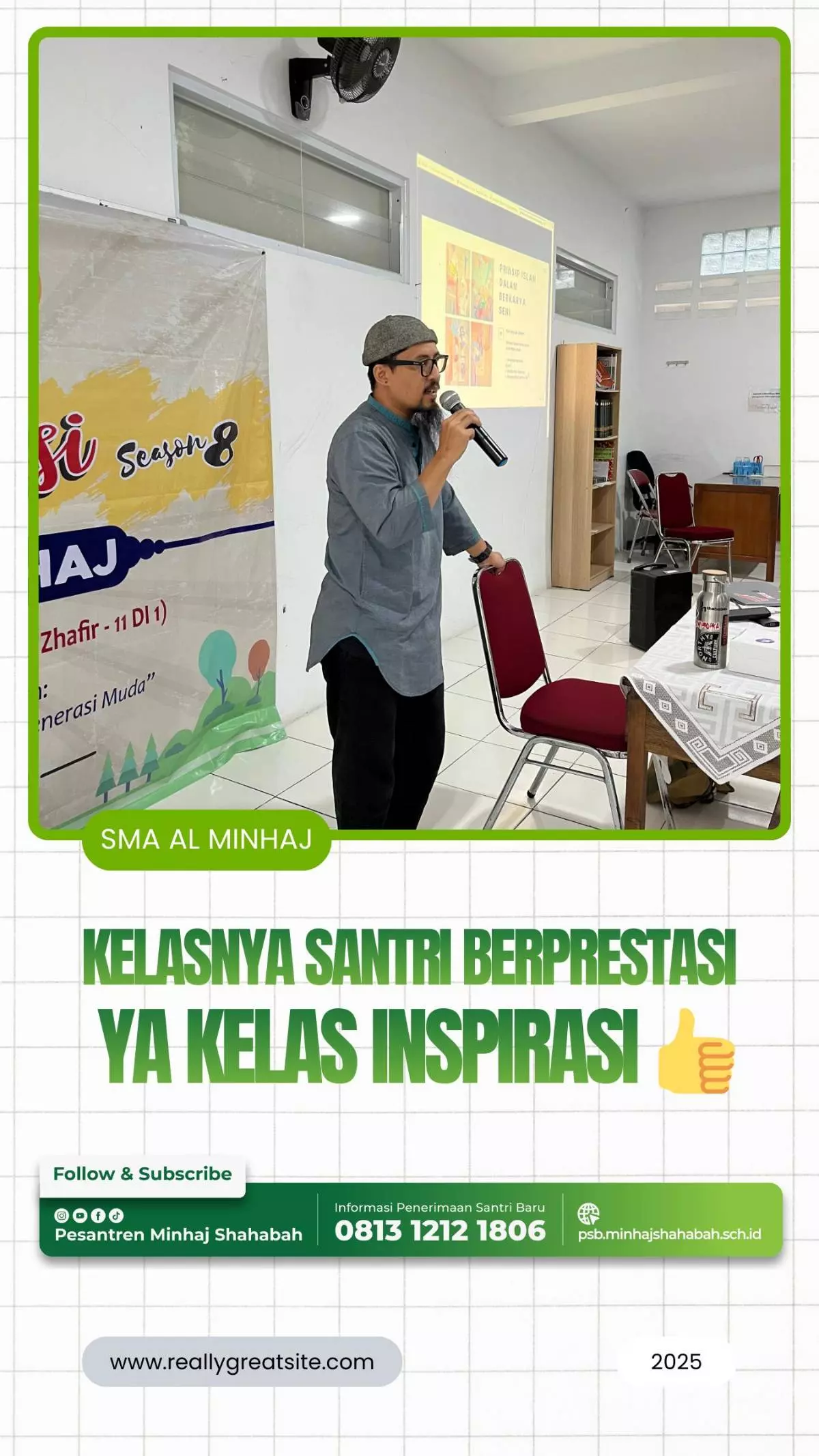 KELAS INSPIRASI, KELASNYA SANTRI BERPRESTASI ✅👍