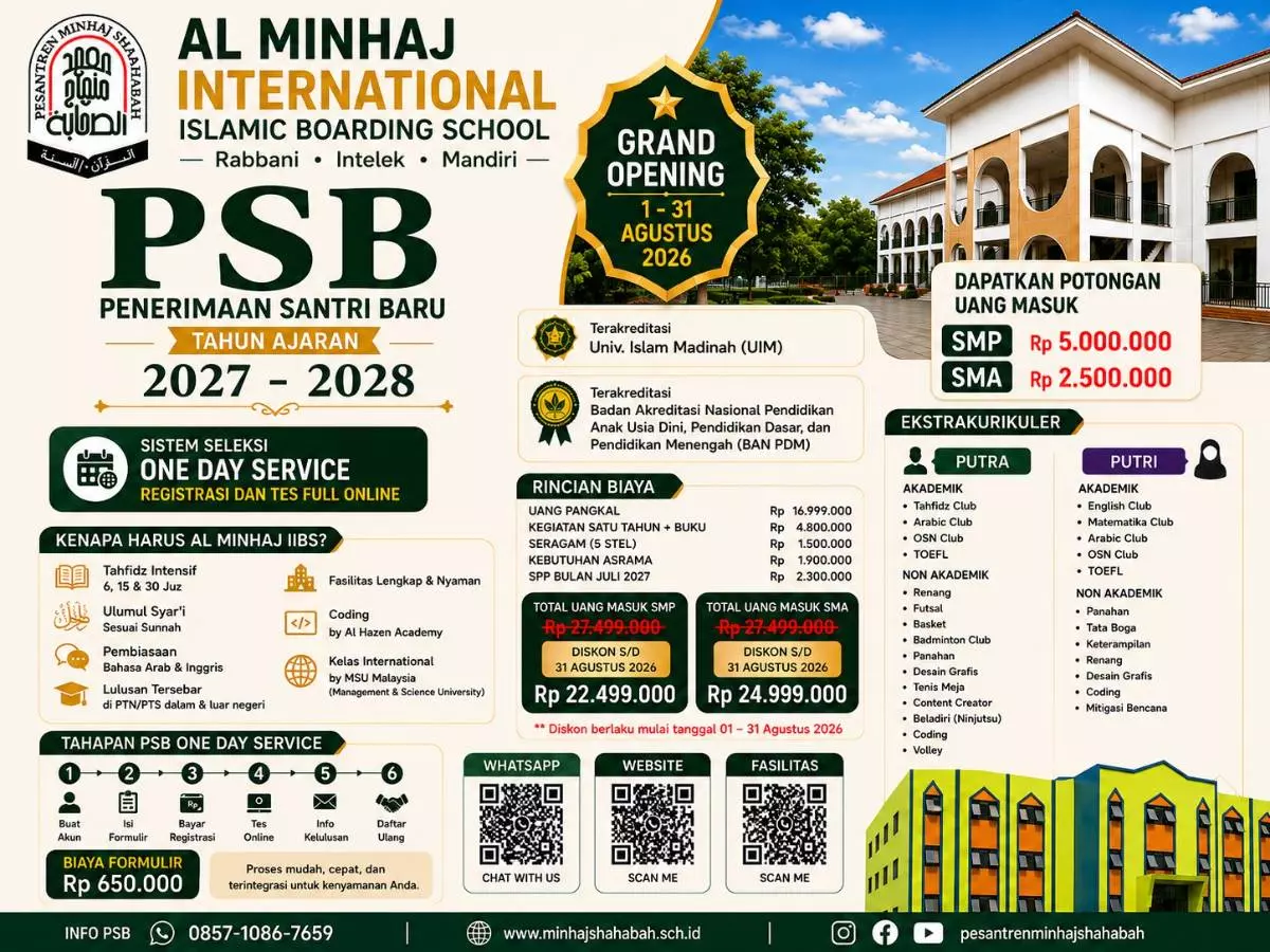 🔥 GRAND OPENING PSB 2027–2028 🔥